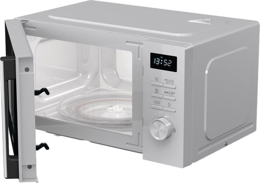 Мікрохвильова піч Gorenje, 20л, електр. керув., 800Вт, дисплей, білий MO20A3WH фото