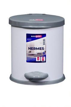 Ведро металлическое 4л Eurogold Hermes белый 801304 фото