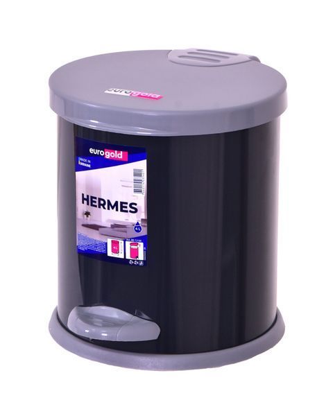 Ведро металлическое 4л Eurogold Hermes белый 801304 фото