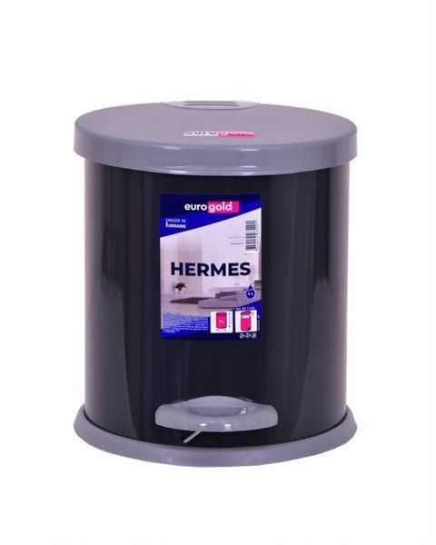 Ведро металлическое 4л Eurogold Hermes белый 801304 фото