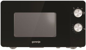 Мікрохвильова піч Gorenje, 20л, мех. керув., 800Вт, чорний MO20E1B фото