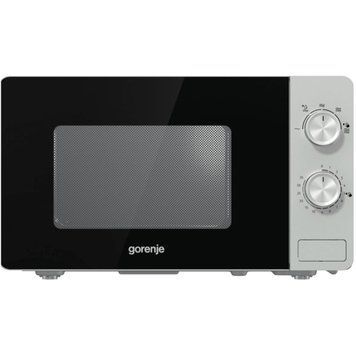 Мікрохвильова піч Gorenje, 20л, мех. керув., 800Вт, сріблястий MO20E1S фото
