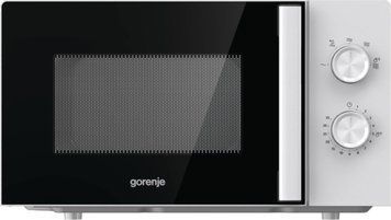 Мікрохвильова піч Gorenje, 17л, мех. керув., 700Вт, дисплей, білий MO17E1WH фото