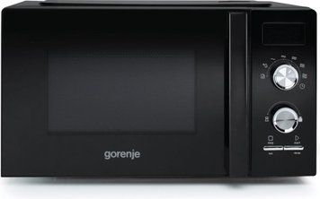 Мікрохвильова піч Gorenje, 20л, мех. керув., 800Вт, дисплей, чорний MO20A3BH фото
