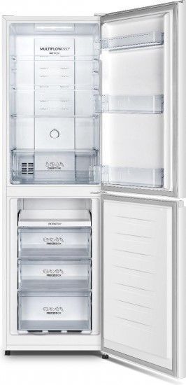 Холодильник с нижн. мороз. камерой Gorenje, 182х55х55см, 2 двери, 171(80)л, А+, NoFrost Plus, Зона св-ти, Белый NRK418ECW4 фото