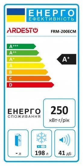 Морозильный сундук ARDESTO, 198л, А+, ST, дисплей наружн., режим холодильника, белый FRM-200ECM фото