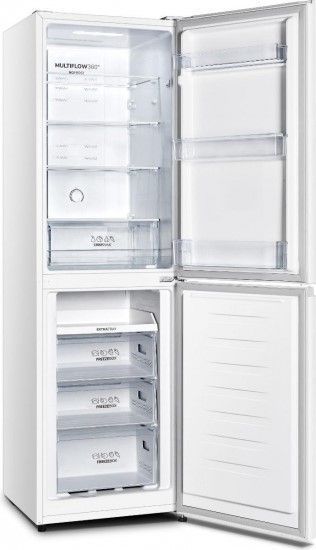 Холодильник с нижн. мороз. камерой Gorenje, 182х55х55см, 2 двери, 171(80)л, А+, NoFrost Plus, Зона св-ти, Белый NRK418ECW4 фото