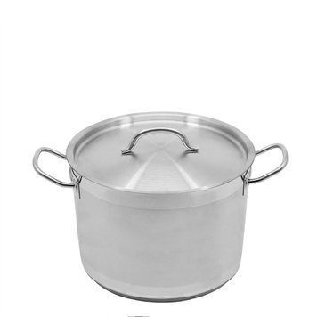 Кастрюля с крышкой, средняя, нержавеющая сталь, 11 л, 28x18 см, Presto Ware, SE12818 56302 фото