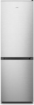 Холодильник Gorenje з нижн. мороз. камерою, 185х60х60см, 2 дв., Х- 207л, М- 97л, A+, NoFrost Plus, Fresh zone, Диспл, сірий NRK619EPXL4 фото