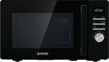 Мікрохвильова піч Gorenje, 23л, електр. керув., 800Вт, гриль, дисплей, чорний MO23A3BH фото