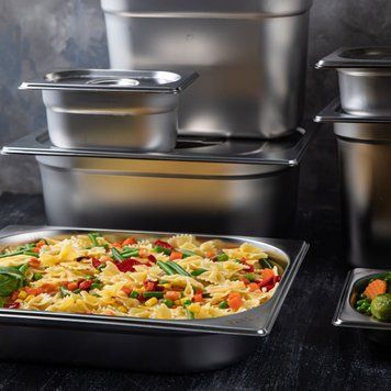 232370 Гастроємність без ручок 2/3, 354х325 мм h 100 мм, 9 л серія "FOOD line" 232370 фото