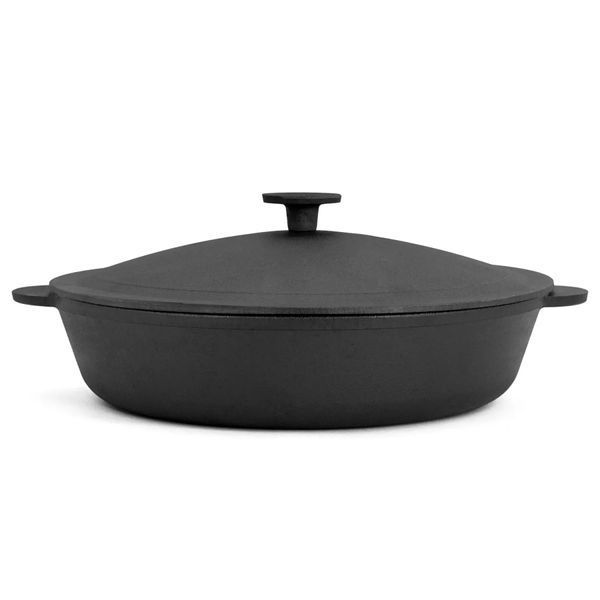 Жаровня чавунна з чавунною кришкою 280 х 60 мм M2860U-1 фото