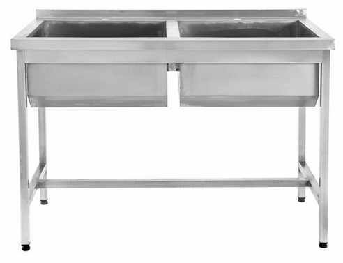 Ванна мийна 2-х секційна Gastro Food (обробний 1200х600х850) GF-0033 фото