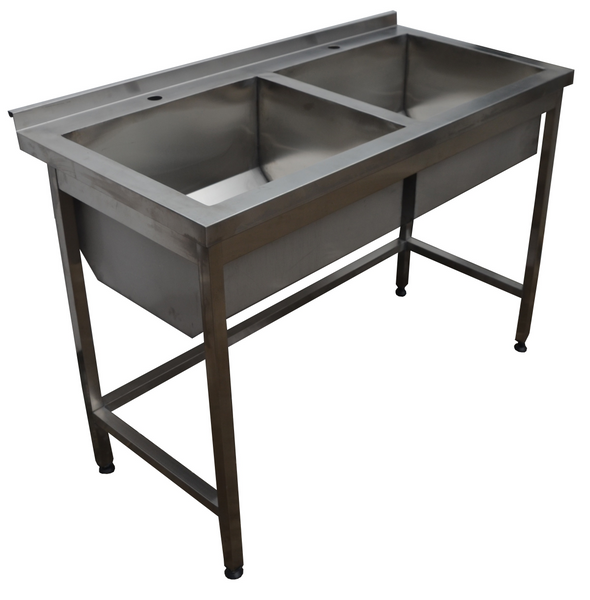 Ванна мийна 2-х секційна Gastro Food (обробний 1200х600х850) GF-0033 фото