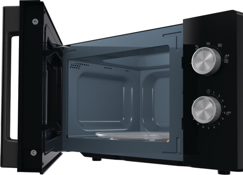 Микроволновая печь Gorenje, 17л, мех. управляющий, 700Вт, черный MO17E1BH фото