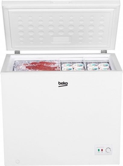 Морозильна скриня Beko, 200л, А+, ST, білий CF200W фото