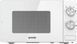Мікрохвильова піч Gorenje, 20л, мех. управл., 800Вт, білий MO20E1W2 фото 1