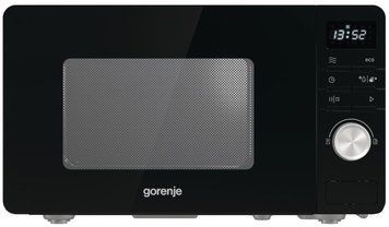 Мікрохвильова піч Gorenje, 20л, електр. керув., 800Вт, дисплей, чорний MO20A3B фото