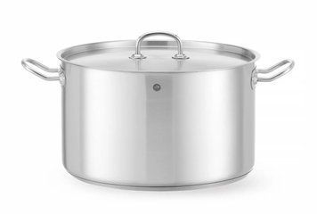 Каструля (середня) &ndash; з кришкою, HENDI, Kitchen Line, 15л, 32x(H)19 см 836507 фото